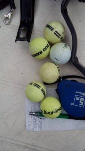 loptice range king-duo range za golf-5 kom.