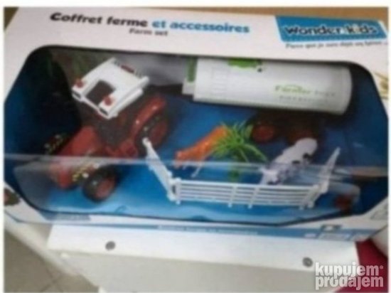Igracka Traktor Sa Prikolicom