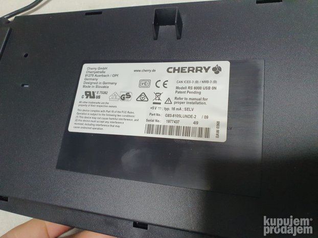 CHERRI G83 USB Tastatura - nemački jezik