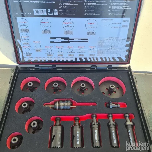 Wurth čepare HSS Hole Cutter