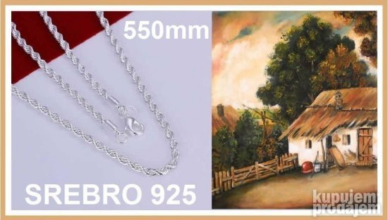 Ogrlica SREBRO 925 - N226 - 22