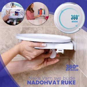 Multipraktična rotirajuća polica za 360stepeni