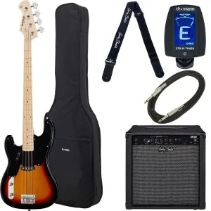 Bass Gitara Harley Benton PB-50 LH SB Vintage Ser Set