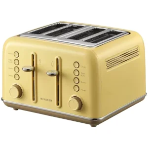 Buydeem DT640EEMY/EU Toaster 4 Slice 1800W Yellow