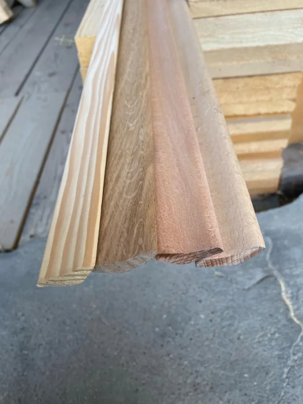 Drvene lajsne-pervajz kant ugaone vineri cokle  L lajsne