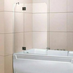 Paravan za kadu 100x130 dvodelni