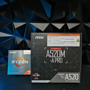 Ryzen 7 5800x + A520 Msi nova am4 polukonfigurija
