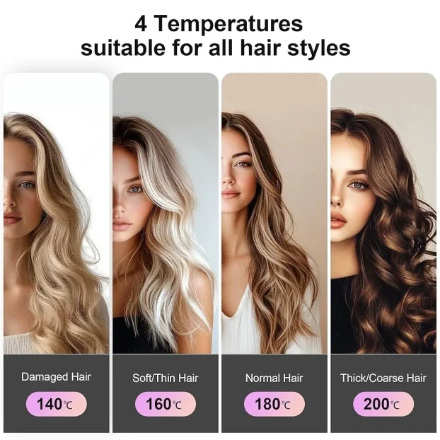 Automatski rotirajuci uvijac, figaro za kosu, sa lcd ekranom