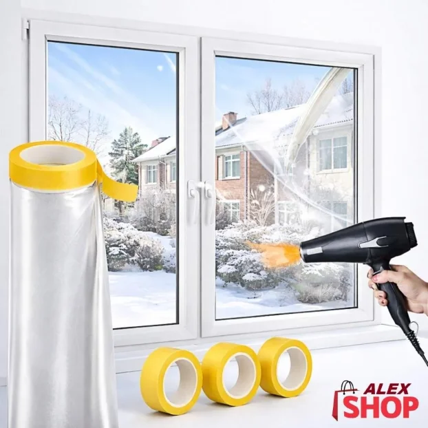 Folija za termo izolaciju prozora protiv hladnoće, toplote