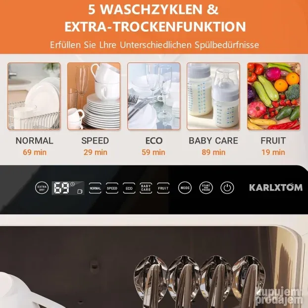 Mini masina za pranje sudova