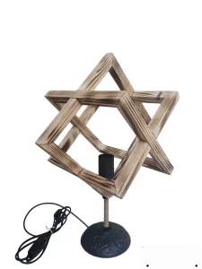 Stona lampa drvo KOCKA 2