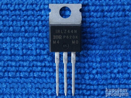 Transistor MOSFET IRLZ44N - 55V 47A TO-220AB - Foto 2