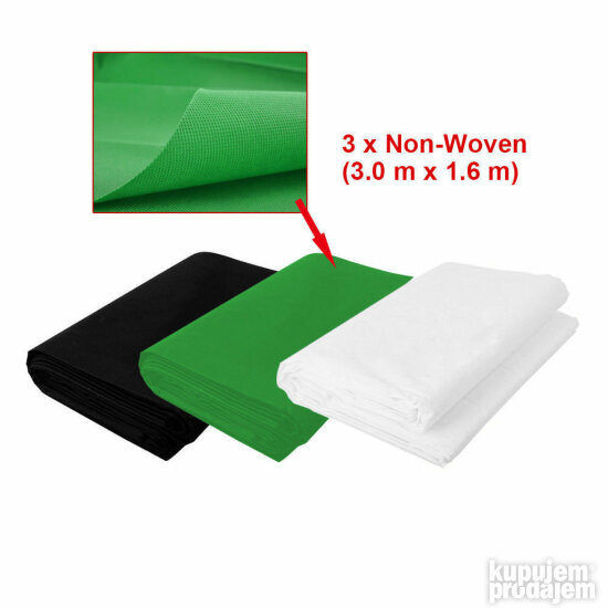 Video Foto 1350W Rasveta Softbox Pozadine Nosac Komplet 5500