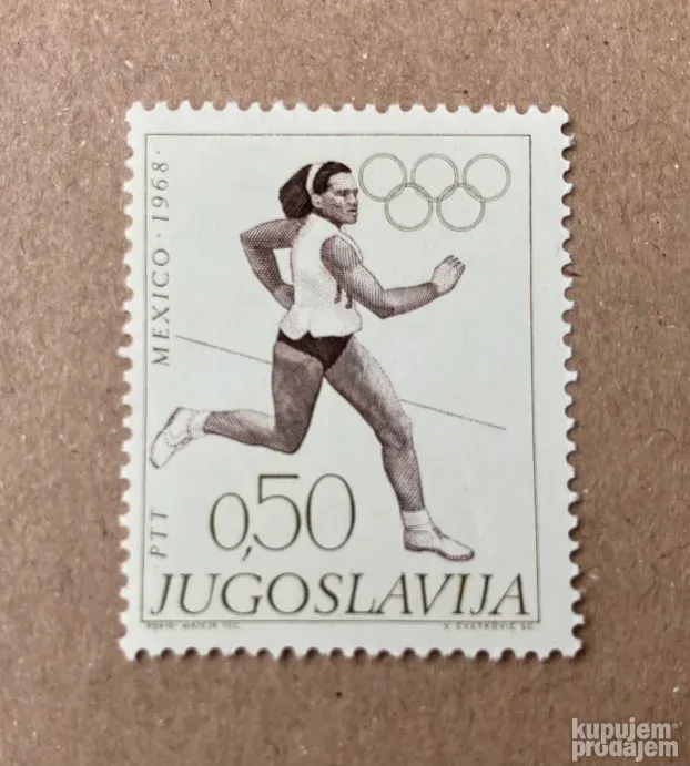 OLIMPIJSKE IGRE - Mexico City, Mexico, 6 mint markica, 1968
