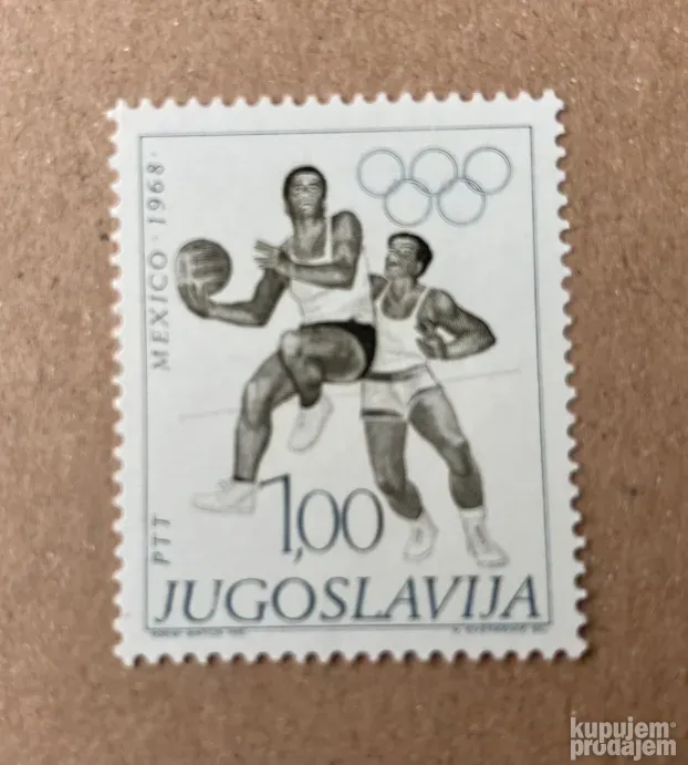 OLIMPIJSKE IGRE - Mexico City, Mexico, 6 mint markica, 1968