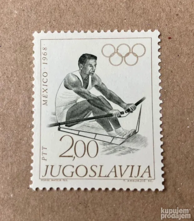 OLIMPIJSKE IGRE - Mexico City, Mexico, 6 mint markica, 1968