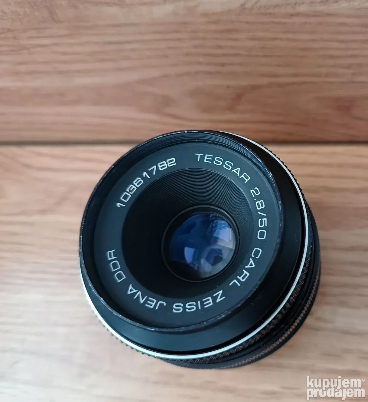 Carl Zeiss Jena DDR Tessar 50mm f/2.8 objektiv + adapter M42