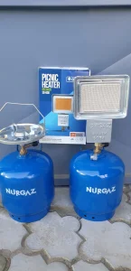 Plinska boca 3kg + grejalica + gorionik + adapter