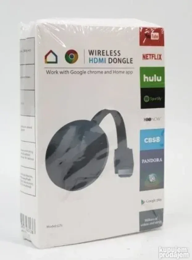 Wireless Display Dongle G7s cromecast Mirascreen NOVO