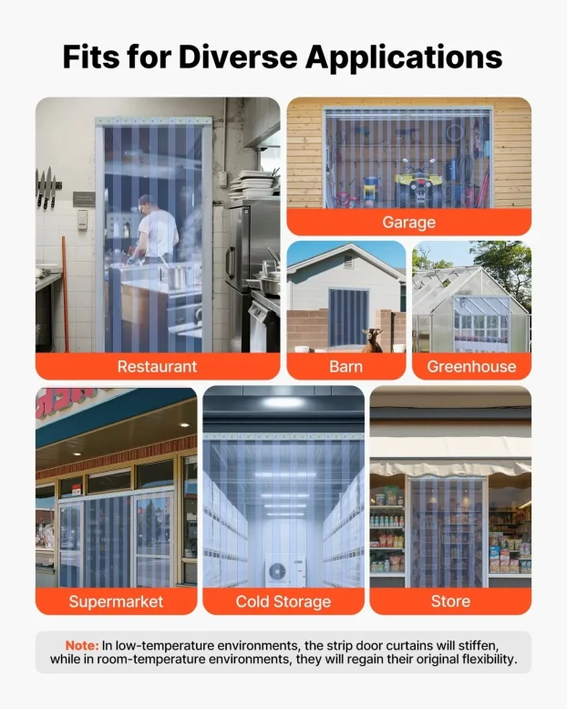 Termoizolaciona Trakasta Zavesa Za Magacin Hladnjacu 30m vv