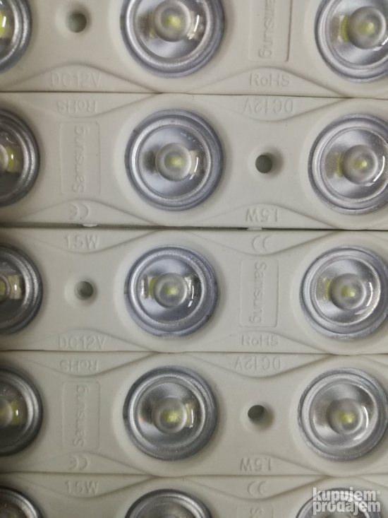 Moduli led 1,5w (3x0,5w) red,6500k..