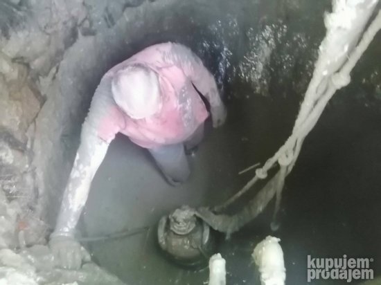 Čišćenje bunara silaskom u bunar
