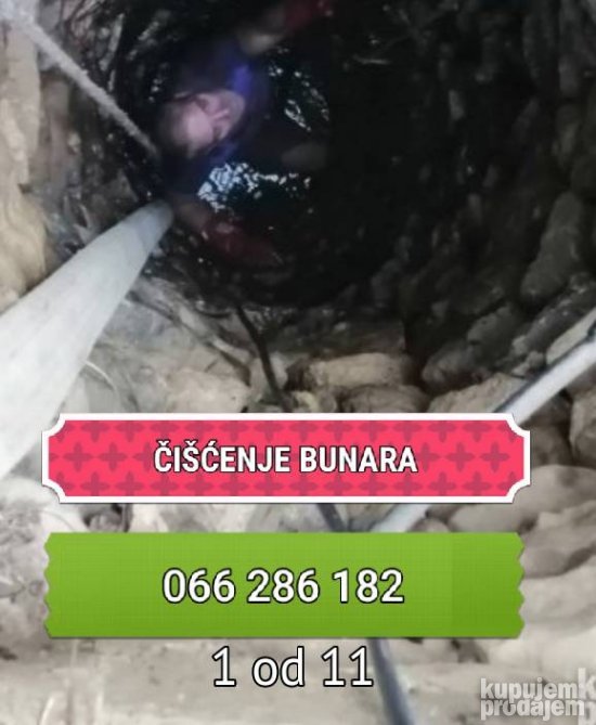 Čišćenje bunara silaskom u bunar