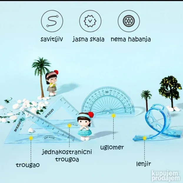 Fantastičan set savitljivih lenjira
