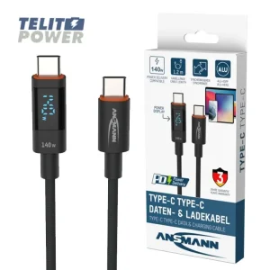Kabl USB tip C na USB tip C dužine 120cm sa LCD displejom