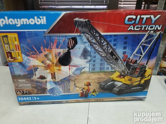 Igracka Bager sa gradjevinskim delom - PlayMobil