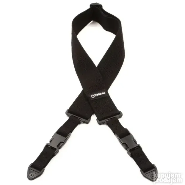 DiMarzio DD2200CBK Cotton ClipLock Guitar Strap