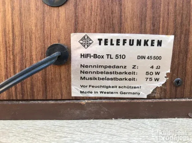 Telefunken TL 510 - KupujemProdajem
