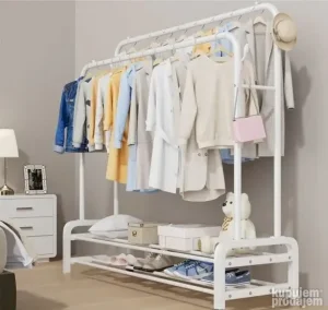 Stalak za odeću i obuću dvostruki