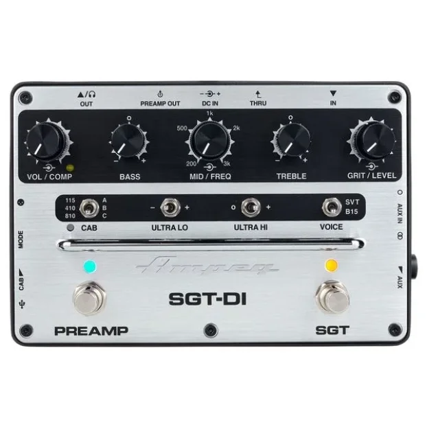 Ampeg SGT-DI Bass Preamp Pedala