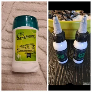 Tattoo stencil gel stuff green card stik 60g