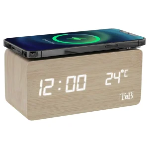 TNB JOY fa boritasu LED screen alarm clock wireless with