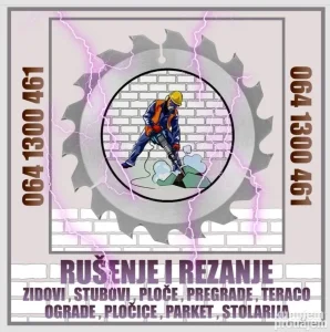Štemovanje , rušenje , demontaža