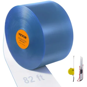 VEVOR providna trakasta PVC zavesa za vrata u rolni 25m