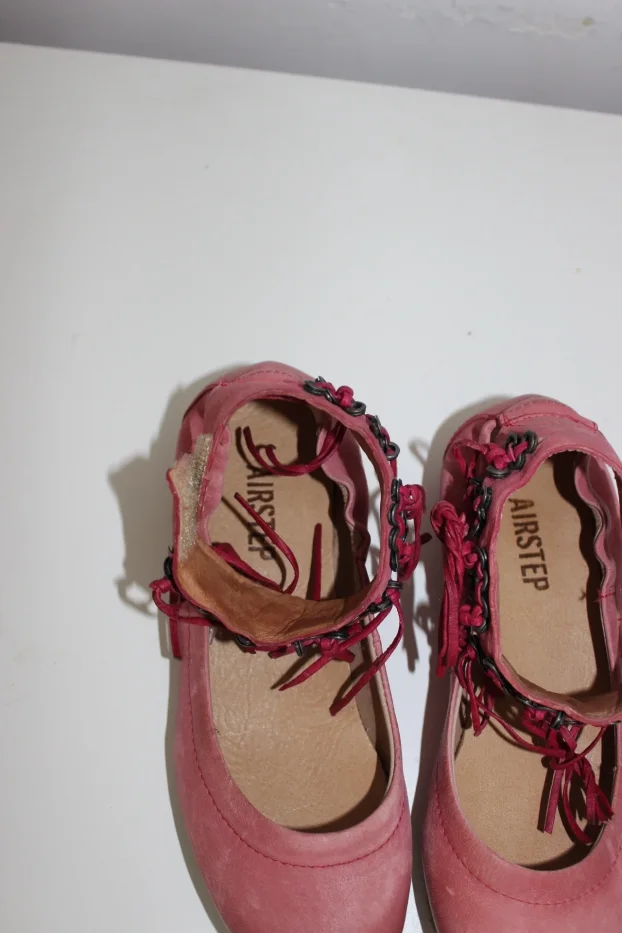 airstep decije baletanke cipele za devojcicu 32 kozne roze