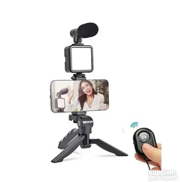 Set za snimanje Vloga Profi držač telefona sa mikrofonom