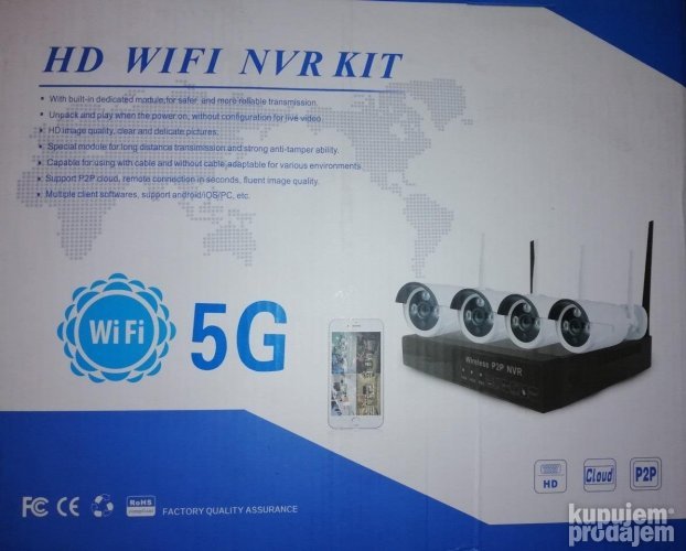 CCTV 4 WI-FI plavi na lageru!