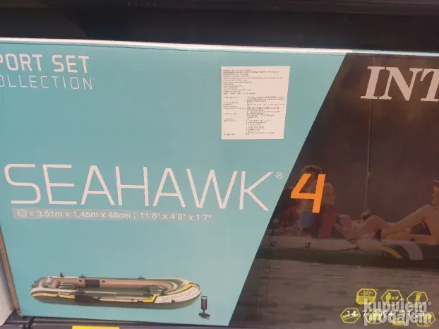 SEAHAWK ČAMAC SET za 4 osobe  Aluminijumska vesla)