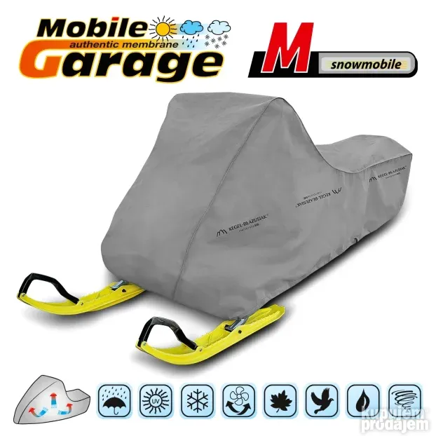 Cerada za motorne sanke M dimenzije 310x113x58x72cm