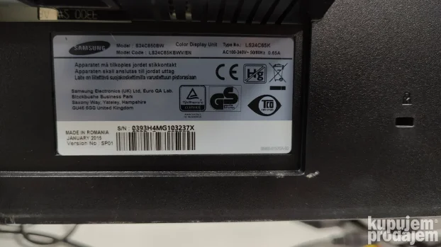 Samsung 24" monitor 1920x1200px odličan model S24C650