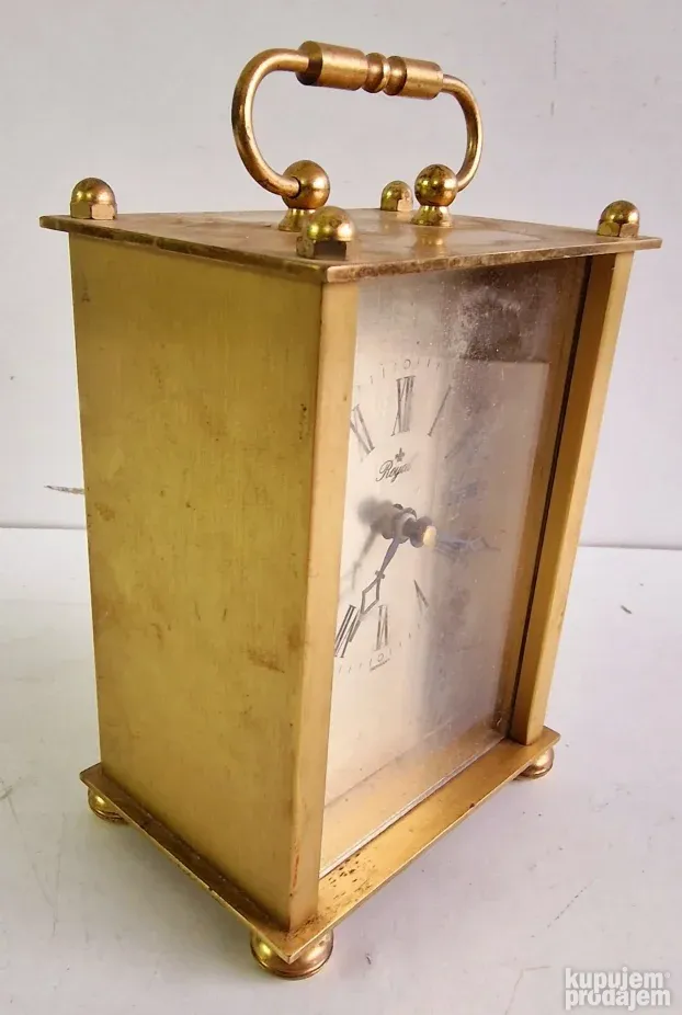 Stari mesingani komodni sat Royal