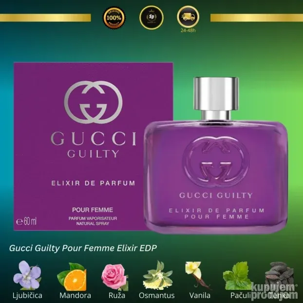 Gucci Guilty Elixir Pour Femme edp ORIGINAL parfem 60ml