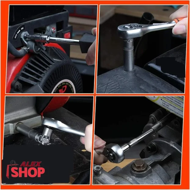 Set nemačkog alata i gedora u koferu od 108 delova