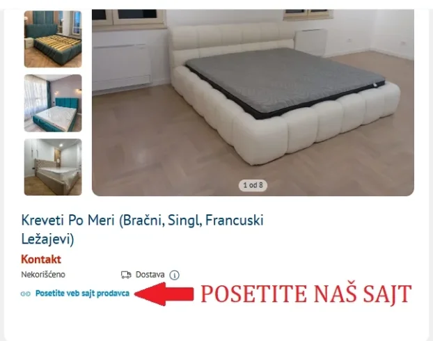 Kreveti Po Meri (Bračni, Singl, Francuski Ležajevi)