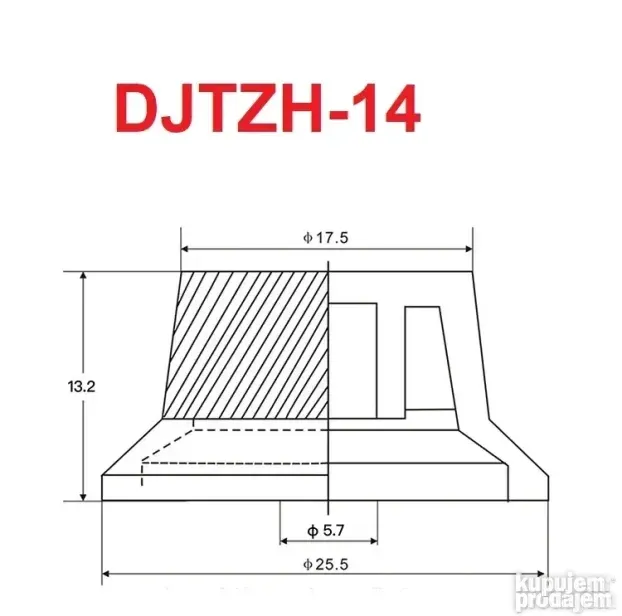 Kapice za potenciometar strat , više modela