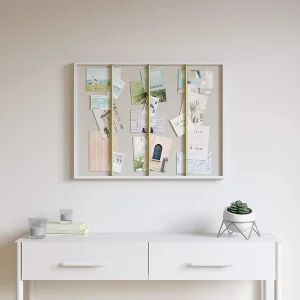 Umbra Tucker zidna memo tabla, bela/nikl, 67x52 cm